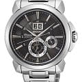 Seiko Seiko SNP165P1  SNP165P1 кварцевые мужские часы  черный циферблат, браслет нержавеющая сталь — вид спереди